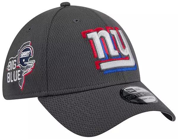 New Era Men's New York Giants 2024 NFL Draft Graphite 39Thirty Stretch Fit  Hat
