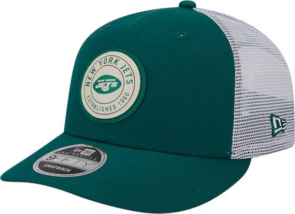 Mitchell & Ness New York Jets Throwback Structured Fitted Hat - White