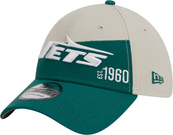 Men's New Era White New York Jets 2023 Sideline Historic 9FORTY Adjustable  Hat