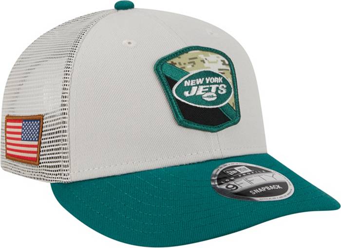 Men's New Era White York Jets 2023 Sideline Historic 9FORTY Adjustable Hat