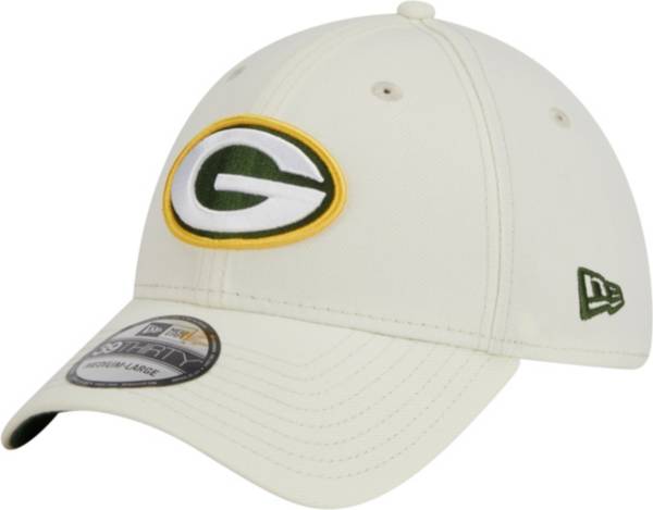 New Era Green Bay Packers White Color Rush on Field Cuffed Knit Hat