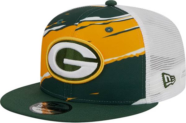 New Era Black Green Bay Packers Classic 9FIFTY Trucker Snapback Hat