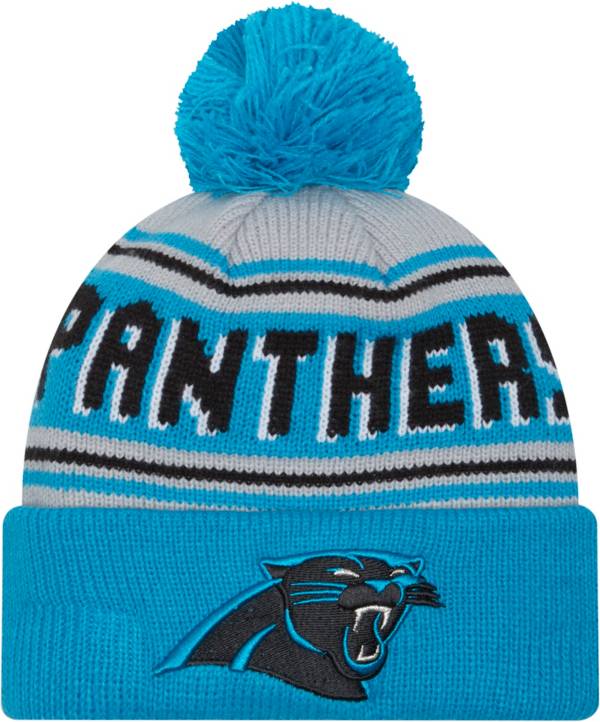 New Era Men's Carolina Panthers Blue Cheer Knit Beanie