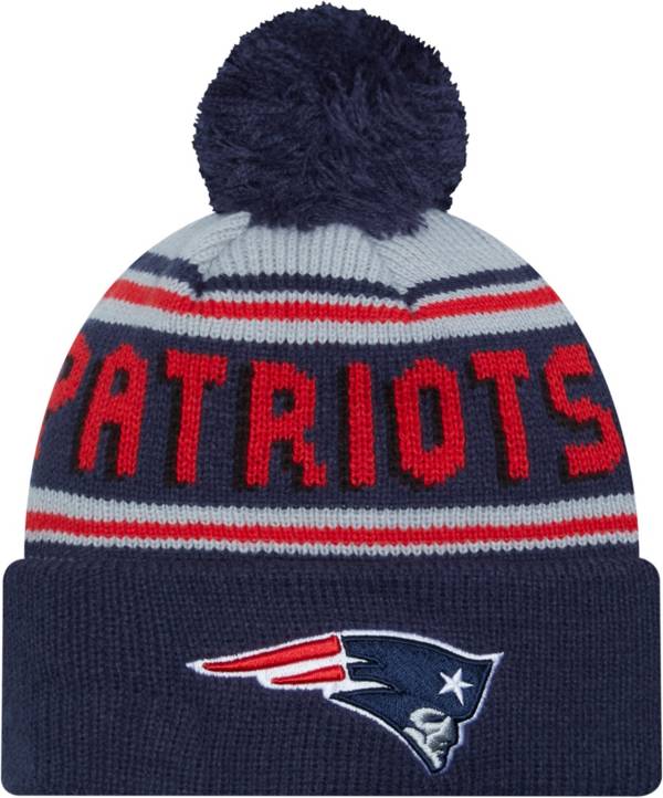 New Era Men's New England Patriots Navy Cheer Knit Beanie