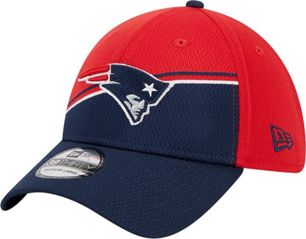 New England Patriots New Era 2023 Sideline 39THIRTY Flex Hat - White/Navy