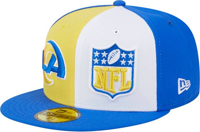 New Era Men's Los Angeles Rams 2023 Sideline Pinwheel 59Fifty Fitted Hat