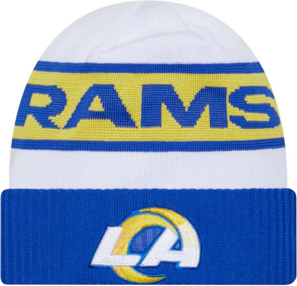 New Era New Los Angeles RamsNFL 18 Sideline Sport Knit Hat W/ Removable  Pom, New