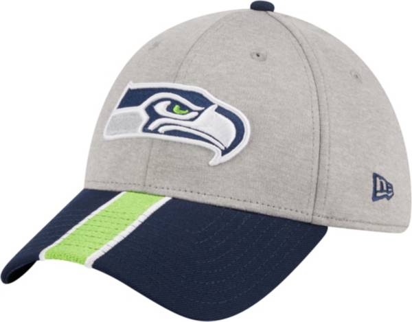 New Era Men's Seattle Seahawks Stripe Grey 39Thirty Stretch Fit Hat product image