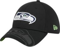 New Era Seattle Seahawks Black on Black 59FIFTY Fitted Cap - Macy's