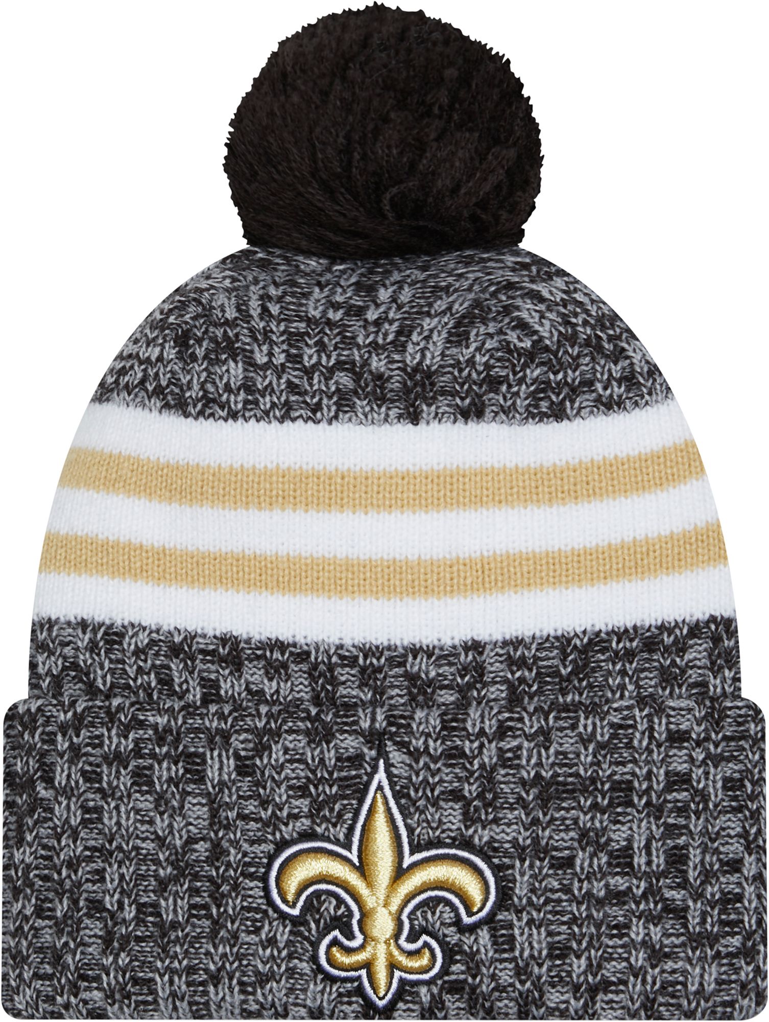 New Era Men's New Orleans Saints 2023 Sideline Black Sport Knit Beanie