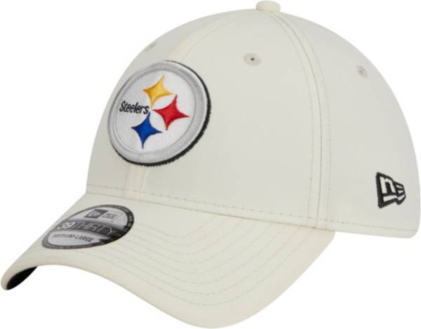 Pittsburgh Steelers New Era 39THIRTY White Training Cap