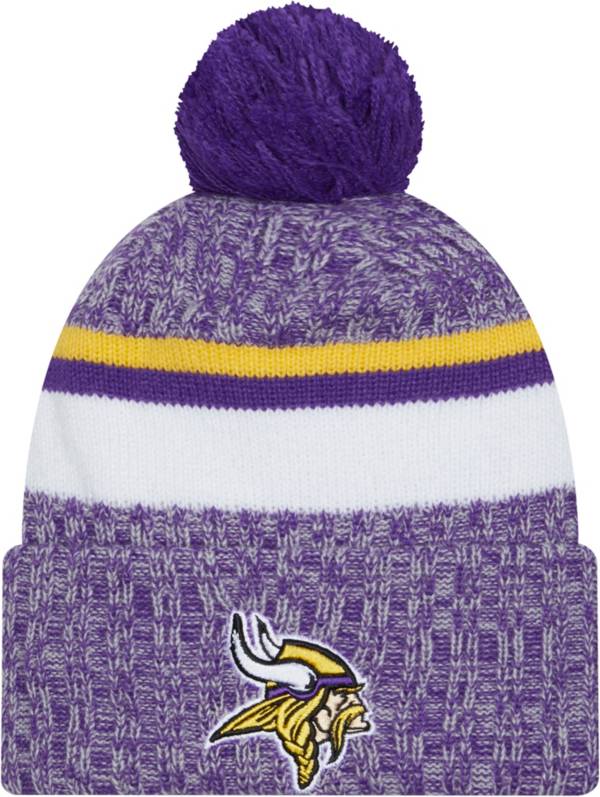 Men's Minnesota Vikings New Era Cream/Purple 2023 Sideline