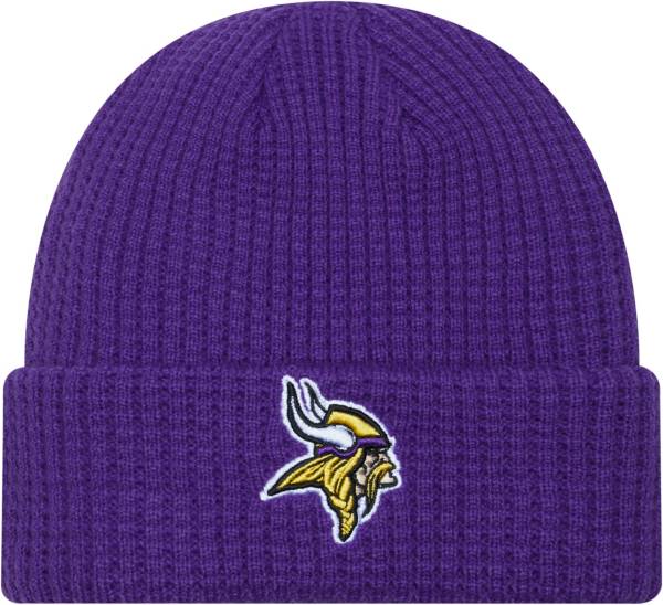 New Era Women's Minnesota Vikings 2023 Sideline White Knit Beanie