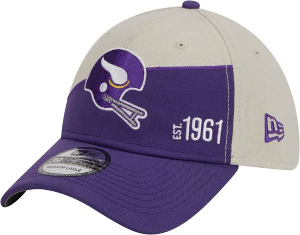 New Era Men's Minnesota Vikings 2023 Sideline Historic Purple 39Thirty  Stretch Fit Hat