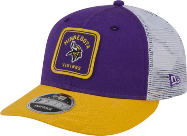 New Era Men's Minnesota Vikings Squared Low Profile 9Fifty Adjustable Hat