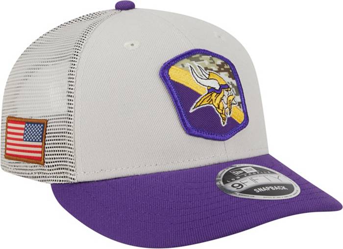 Men's New Era Black Minnesota Vikings 2023 NFL Crucial Catch Low Profile 59FIFTY Fitted Hat