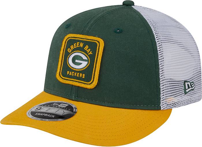 New Era Men's Green Bay Packers Squared Low Profile 9Fifty