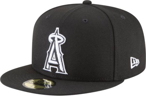 New Era Los Angeles Angels Black and White Basic 59FIFTY Fitted Hat product image