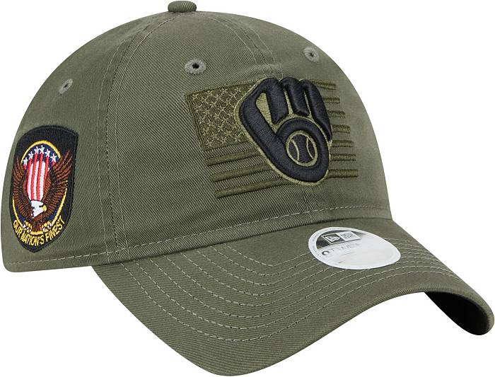 New Era Women's Armed Forces Day 2023 Milwaukee Brewers Olive 9Twenty  Adjustable Hat