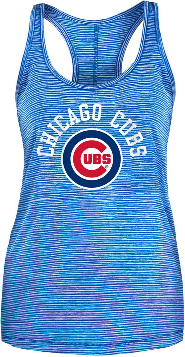 Men's New Era Royal Chicago Cubs Sleeveless Pullover Hoodie