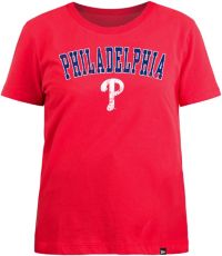 売れ筋商品|||ニューエラ カットソー トップス レディース Women's Red Philadelphia Phillies Throwback Lace Up T-Shirt Red Women's New Era Red Philadelphia Phillies Throwback Lace Up
