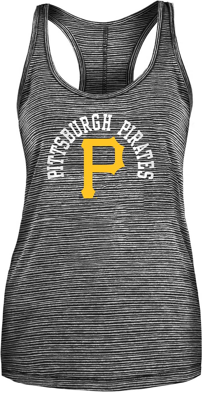 New Era Women's Pittsburgh Pirates Black Activewear Tank Top