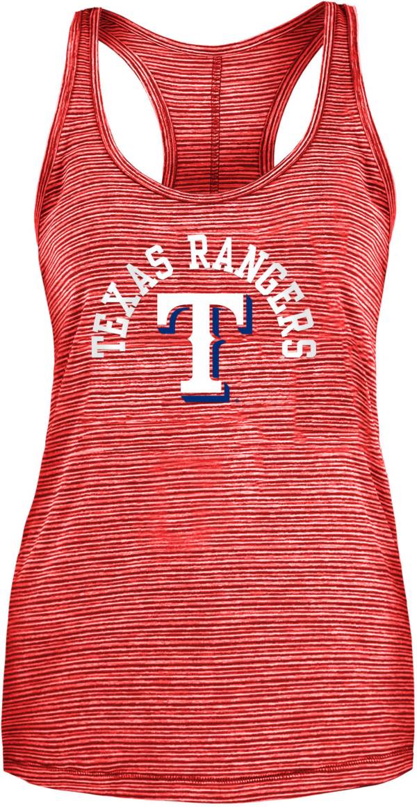 Texas Rangers New Era Women's Plus Size Tank Top - Red