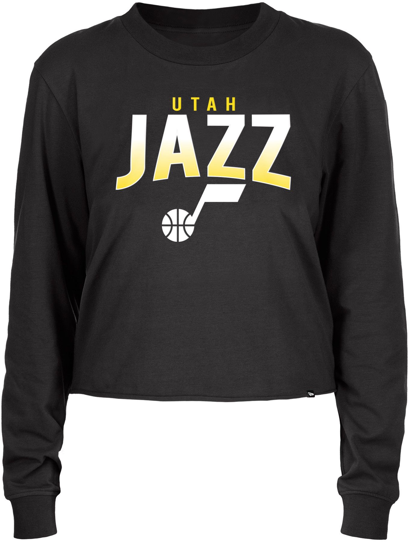 Dick's Sporting Goods New Era Women's Utah Jazz Black Logo Long Sleeve Shirt