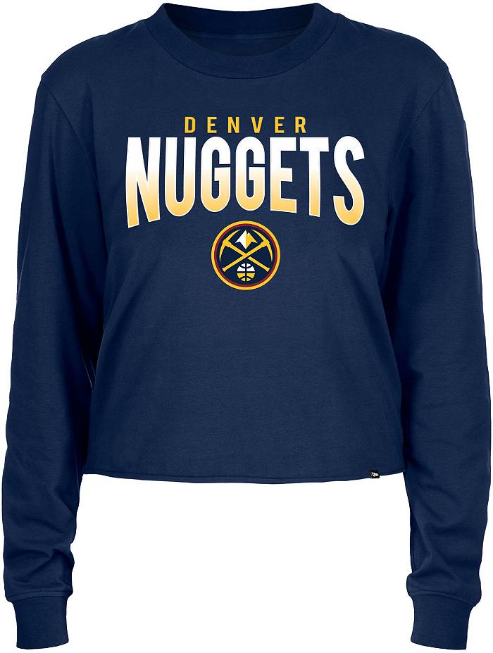 New Era Team Logo Denver Nuggets Hoodie Dark Blue - M