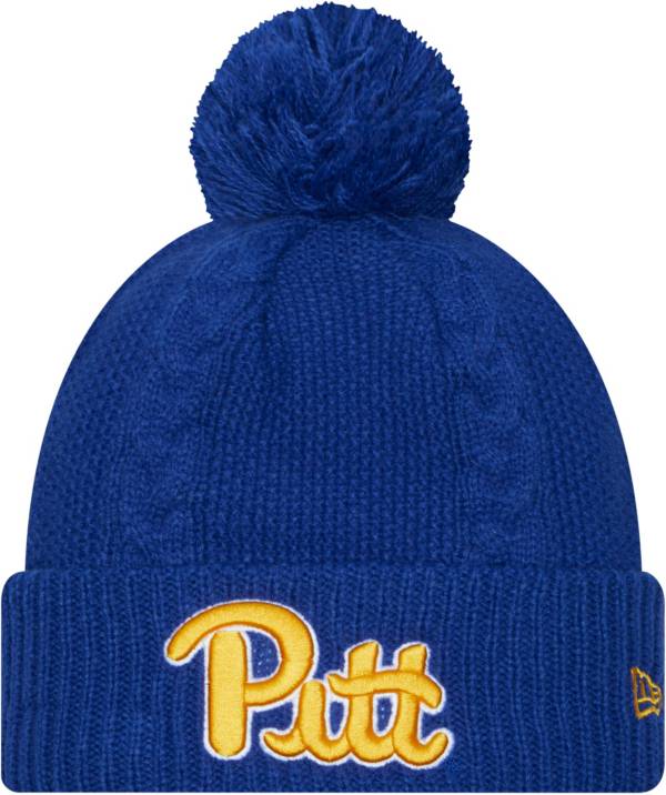 New Era Women's Pitt Panthers Blue Cable Knit Beanie product image