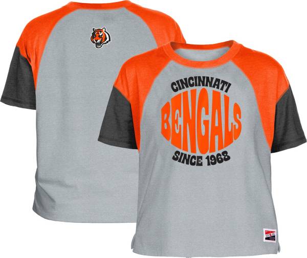 Cincinnati Bengals '47 Women's Tom Cat Long Sleeve T-Shirt - Black