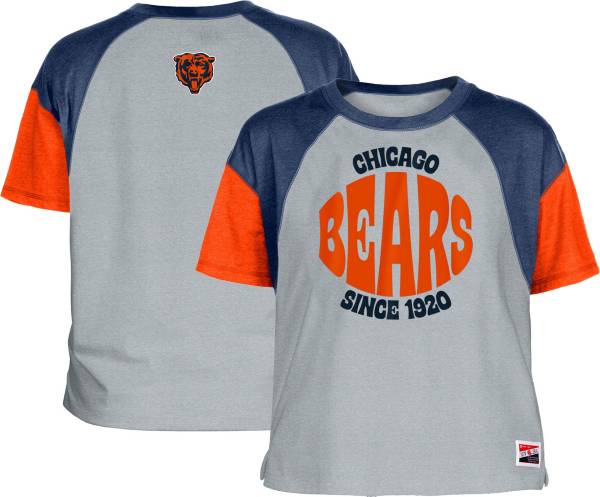 New era NFL Team Logo Chicago Bears Hoodie Grey