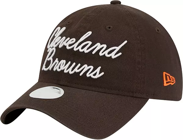 New Era Women's Cleveland Browns Script 9Forty Adjustable Hat