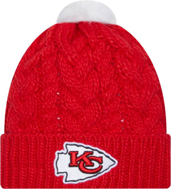 New Era Women's Kansas City Chiefs Pom Knit Beanie