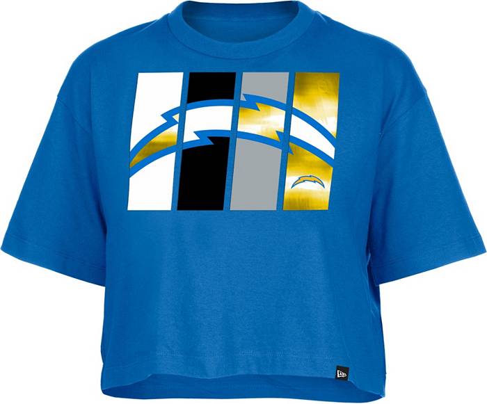 Men's New Era Black Los Angeles Chargers Team Logo T-Shirt