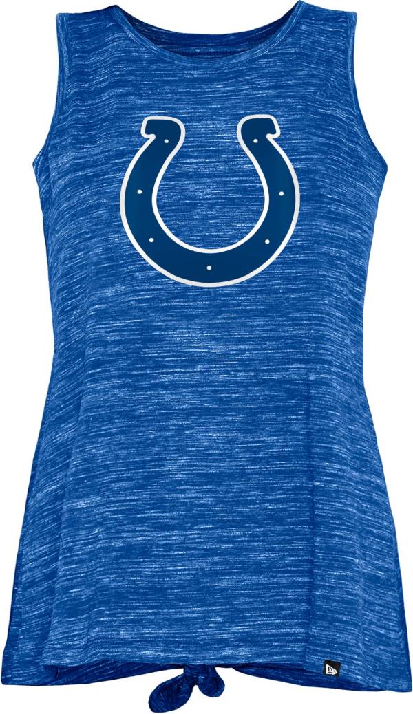 New Era Women's Indianpolis Colts Tie Back Blue Tank Top product image
