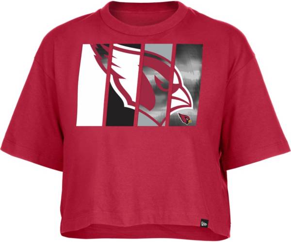 New Era Women's Arizona Cardinals Panel Boxy Red T-Shirt product image