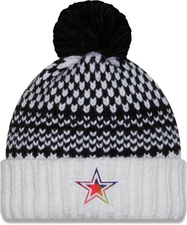 New Era Women's Dallas Cowboys 2023 Crucial Catch White Knit Beanie