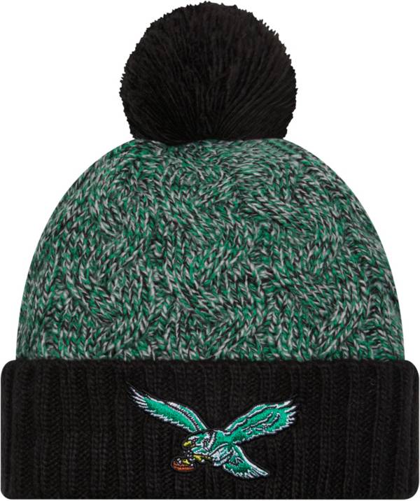 New Era Women's Philadelphia Eagles Kelly Green Raw Edge Cropped