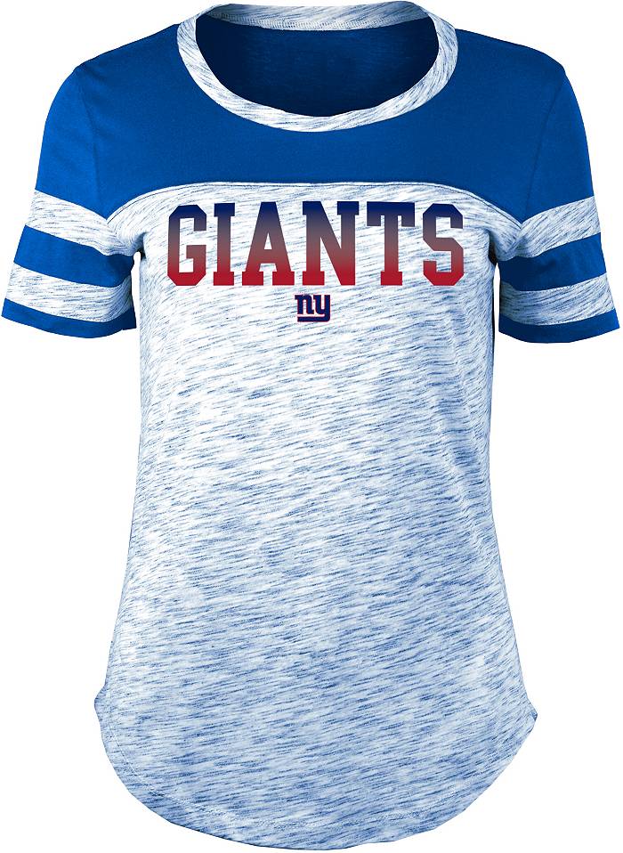 New Era Women's New York Giants Tri-Blend Royal T-Shirt