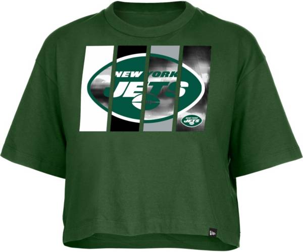 New Era Women's New York Jets Panel Boxy Green T-Shirt product image