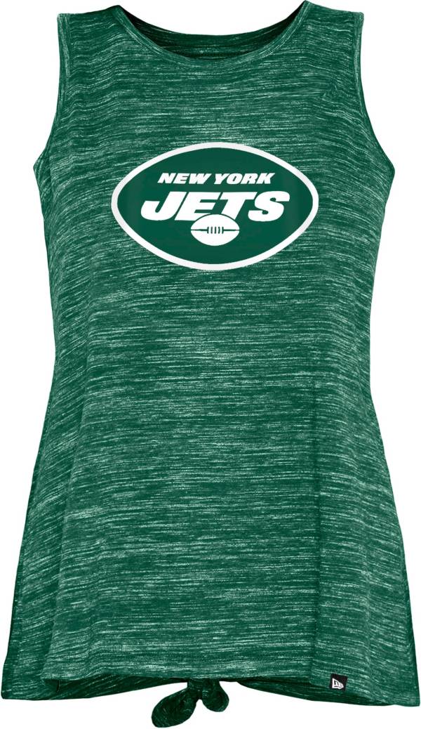 New Era Women's New York Jets Tie Back Green Tank Top product image