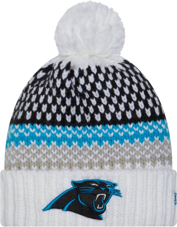 New Era Women's Carolina Panthers 2023 Sideline White Knit Beanie product image