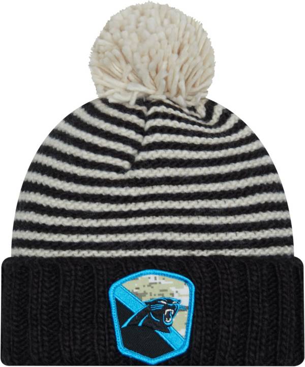 New Era Women's Carolina Panthers 2023 Salute to Service Black Knit Beanie