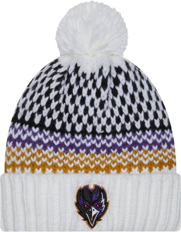 New Era 2019 Baltimore Ravens NFL Official Sideline Sport Knit Beanie Hat  Home