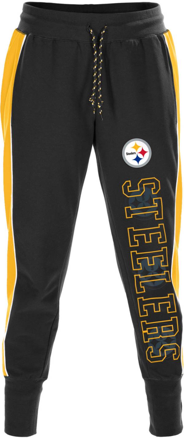 Men's Nike NFL On Field Apparel Pittsburgh Steelers Sweatpants Size  Large Black