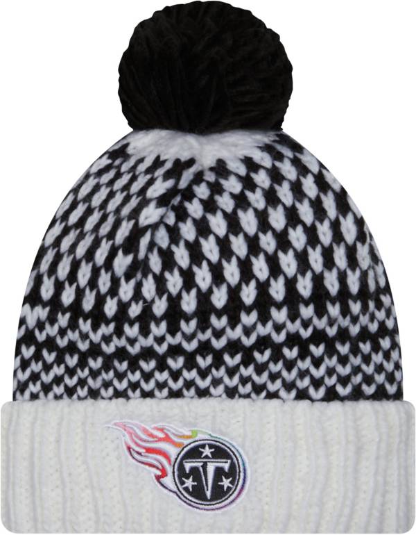 New Era Women's Tennessee Titans 2023 Crucial Catch White Knit Beanie product image
