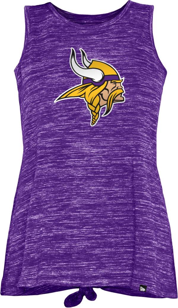 New Era Women's Minnesota Vikings Tie Back Purple Tank Top product image