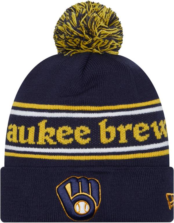 New Era Youth Milwaukee Brewers Navy Knit Hat product image