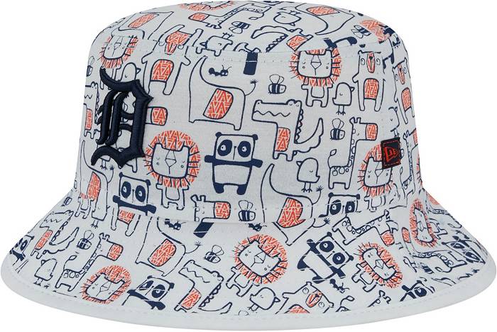 New Era Youth Detroit Tigers Navy 39THIRTY Overlap Stretch Fit Hat